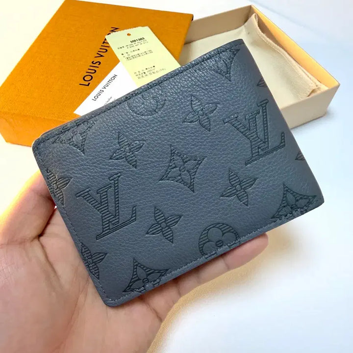 [BUNJANG] Louis Vuitton Shadow Monogram Wallet Grey / ((새상품급/풀구성)) 루이비통 쉐도우 모노그램 반지갑 그레이