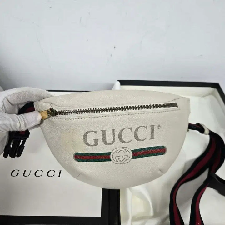 [BUNJANG] Gucci 띠로고 Belt Bag / [정품] 구찌 띠로고 힙색 벨트백