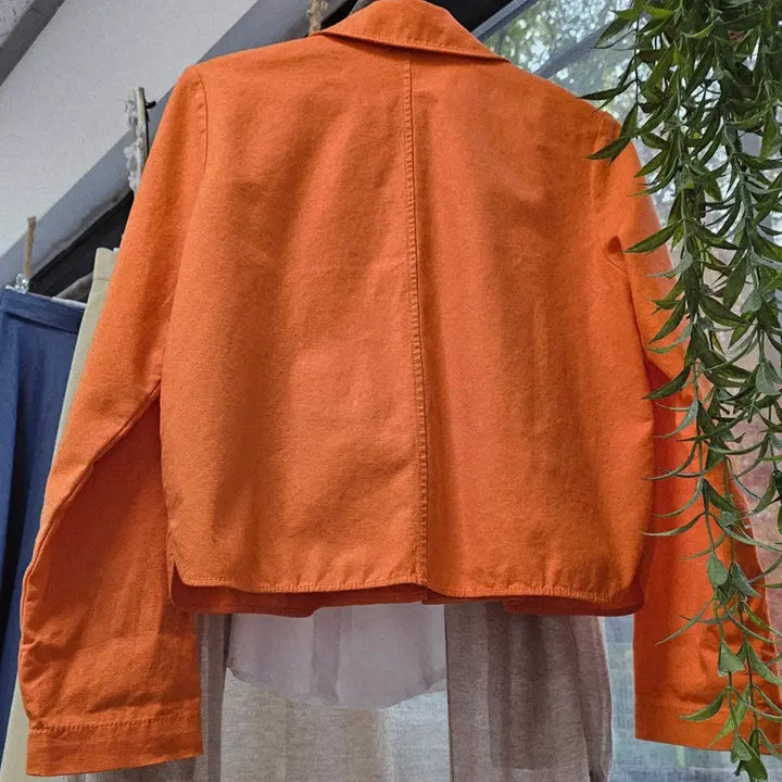 [SOLD OUT] 코스/COS 오렌지색 데님 스판 자켓