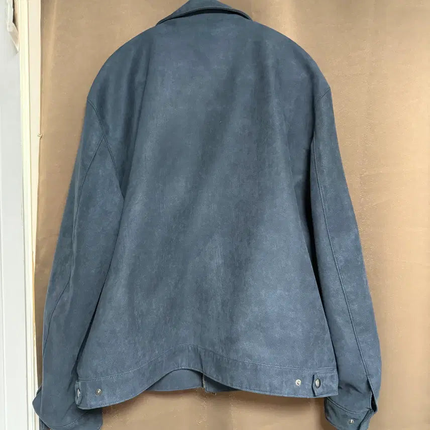 [BUNJANG] Musinsa Standard Synthetic Suede Work Jacket - Iron Gray (2XL) / [2XL] 무신사 스탠다드 스웨이드 재킷
