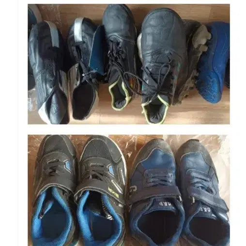 [BUNJANG] Assorted Soccer Shoes, Gear, and Apparel Bundle / 7켤레 남자 축구화 운동화 장갑 가방 전부다 저렴하게 처분해요 ㅠㅠ