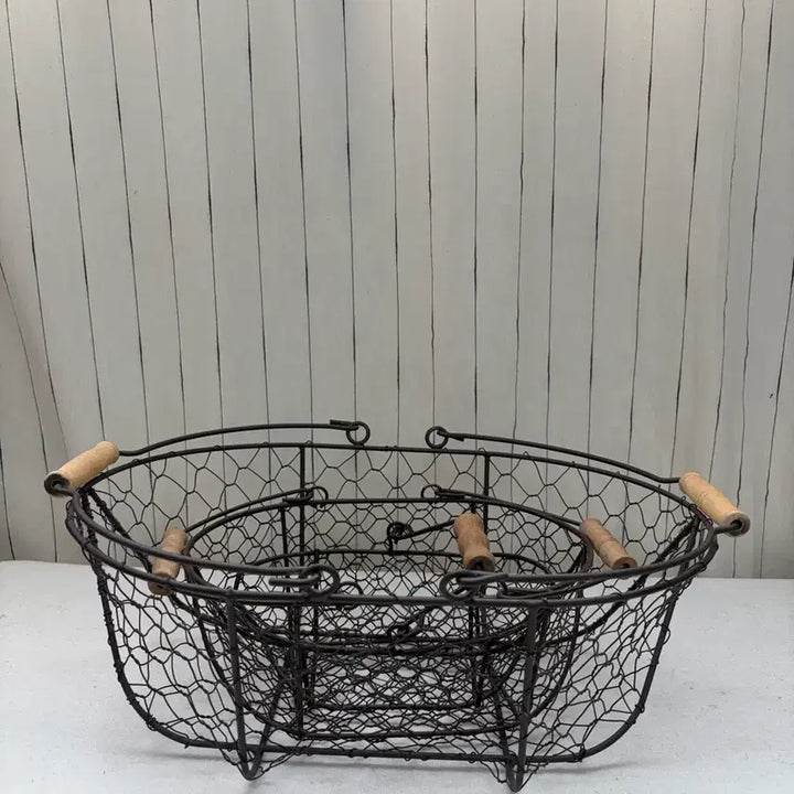 [BUNJANG] Vintage Iron Basket Set / 빈티지철재바구니세트