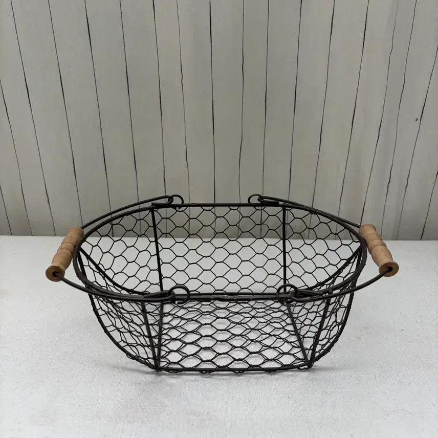 [BUNJANG] Vintage Iron Basket Set / 빈티지철재바구니세트