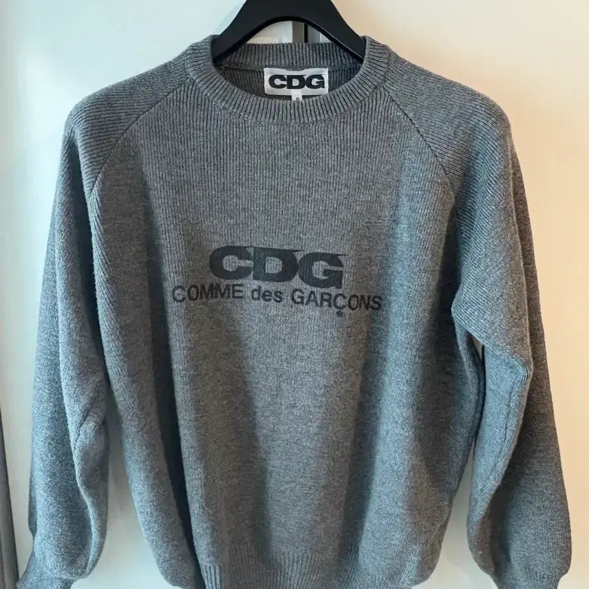 [BUNJANG] Comme des Garçons Knit Sweater - Grey (Size S) / CDG 니트 그레이 s사이즈