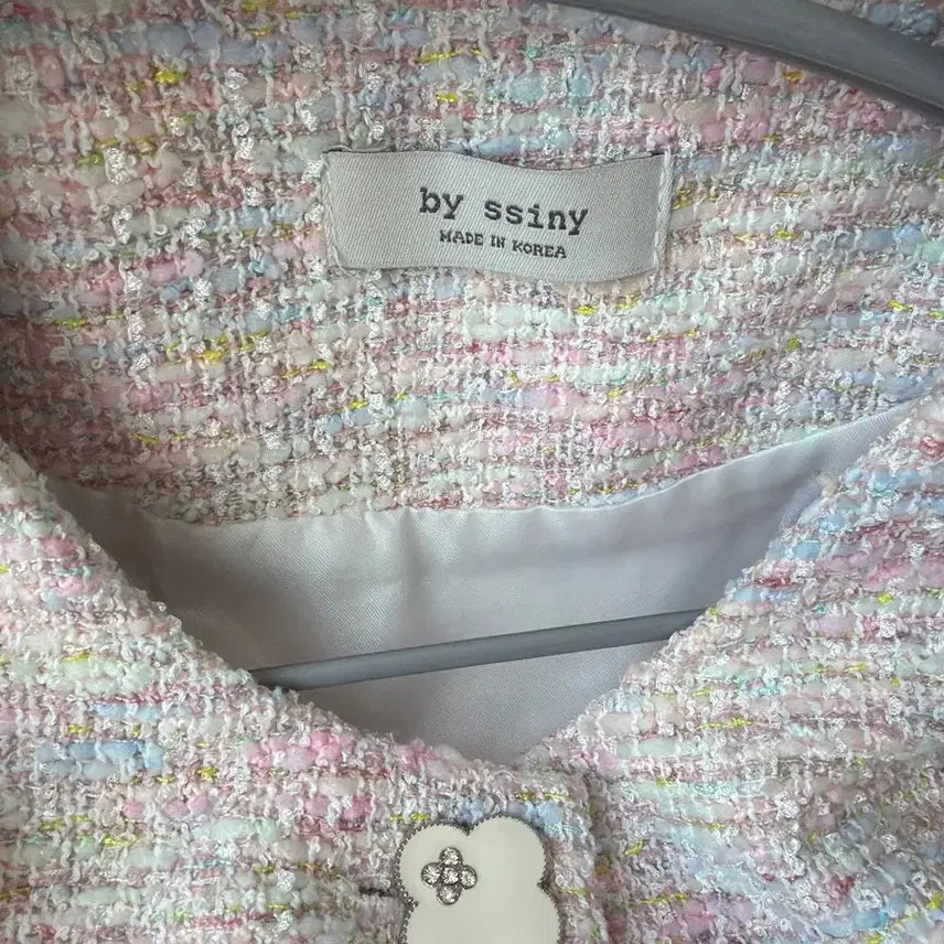 [SOLD OUT] by ssiny 트위드 자켓 핑크