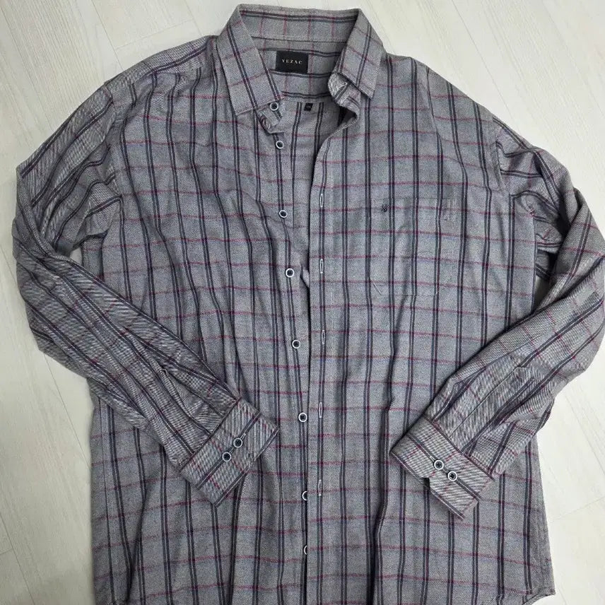 [BUNJANG] Yesjak Checkered Shirt - Size 105 / 예작 체크셔츠 105 사이즈