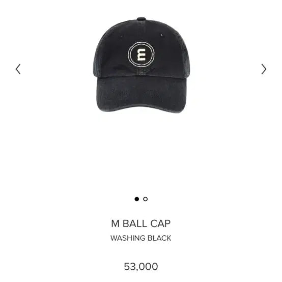 [BUNJANG] Minitmute Washed Black Ball Cap / 미닛뮤트 볼캡 워싱블랙