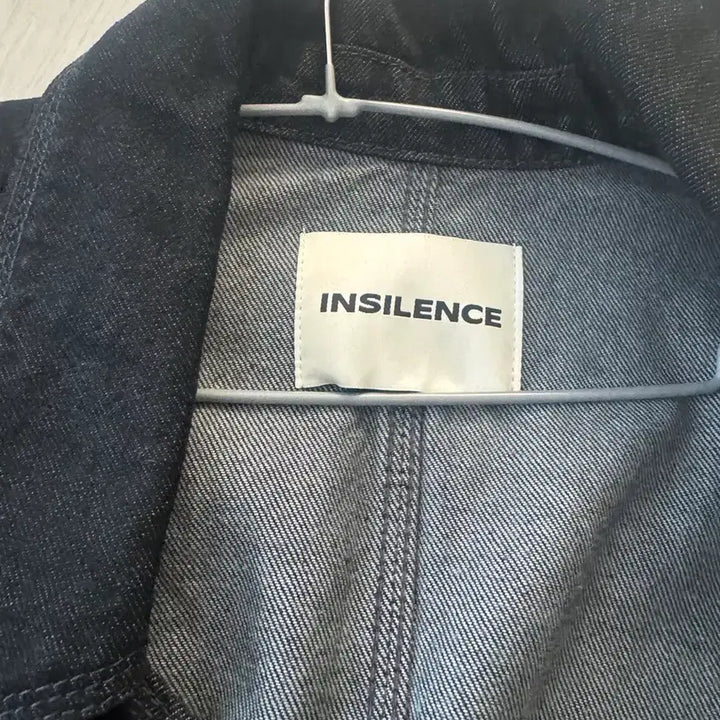 [BUNJANG] Insilence Black Denim Jacket / 인사일런스 블랙 데님 자켓