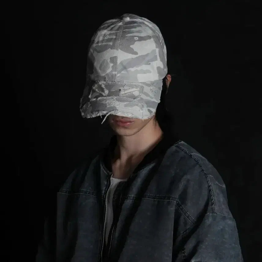[BUNJANG] Positive Sensitive White Camo Ball Cap / 포스센스티브 화이트카모 볼캡