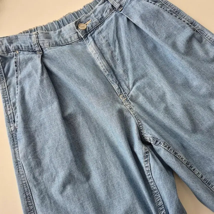 [SOLD OUT] 배기핏  시원 얇은 데님팬츠