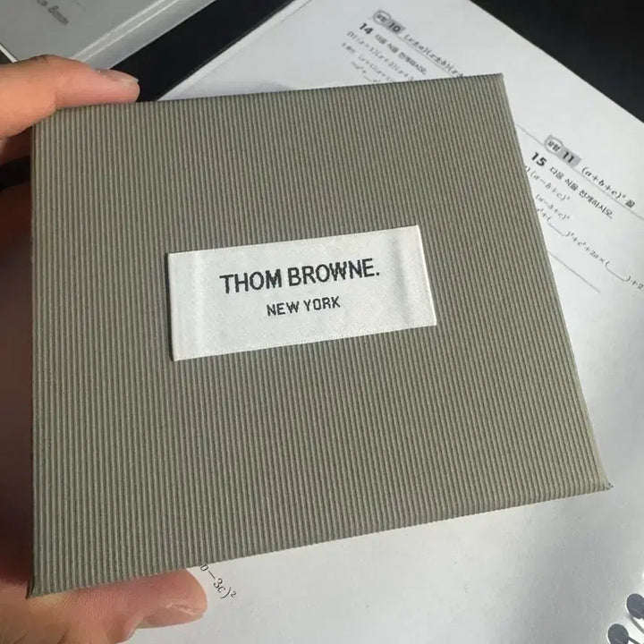 [BUNJANG] Thom Browne Card Wallet Gray / 톰브라운 카드지갑 그레이