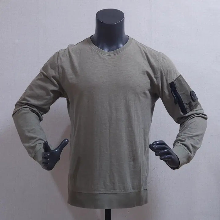 [SOLD OUT] Cp씨피컴퍼니 팔 포켓 긴팔 티셔츠 카키