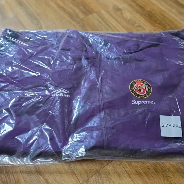 [SOLD OUT] XXL]슈프림 x 엄브로 코튼 립스탑 트랙 자켓 플럼