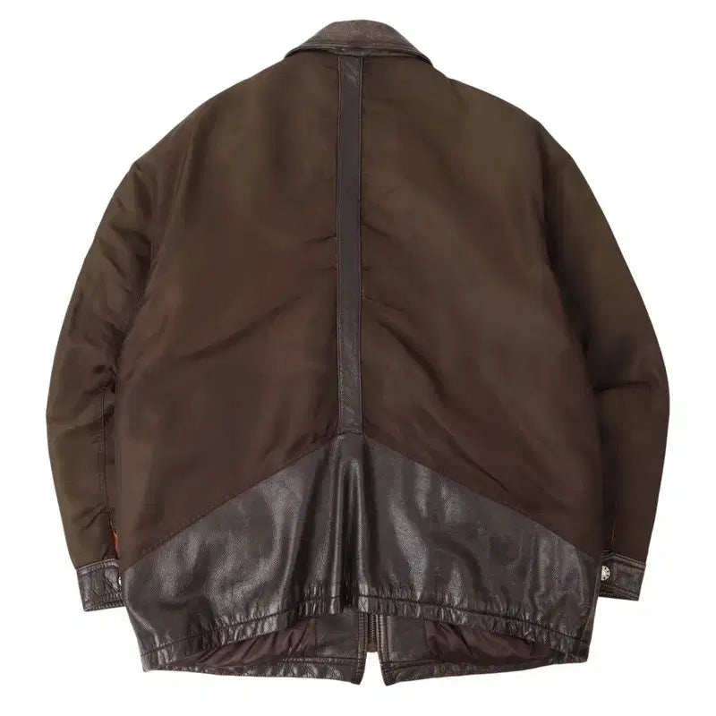 [BUNJANG] Modus Vivendi Vintage Cow Leather Jacket / 90s modus vivendi 빈티지 카우레더 자켓
