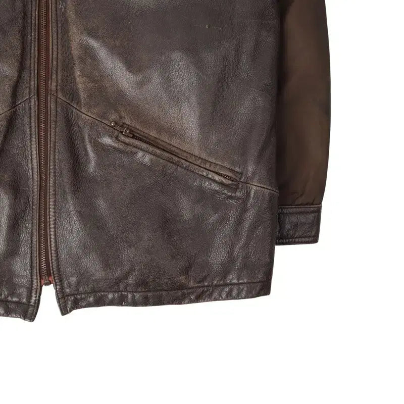 [BUNJANG] Modus Vivendi Vintage Cow Leather Jacket / 90s modus vivendi 빈티지 카우레더 자켓