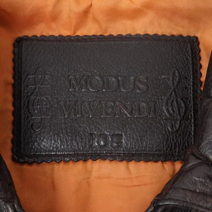 [BUNJANG] Modus Vivendi Vintage Cow Leather Jacket / 90s modus vivendi 빈티지 카우레더 자켓