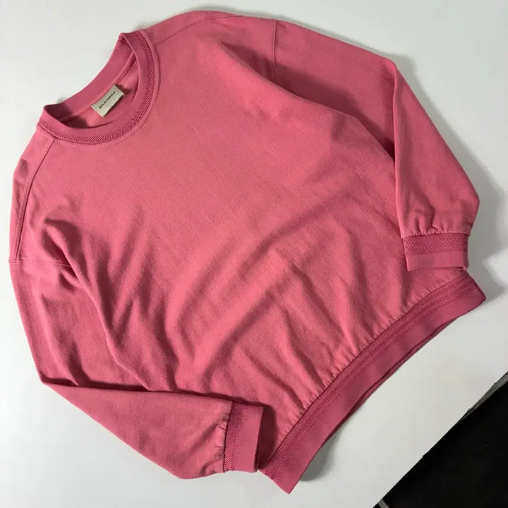 [BUNJANG] Solid Homme Cotton Pigment Pink Sweatshirt / Solid homme  솔리드 옴므 코튼 피그먼트 핑크 맨투맨
