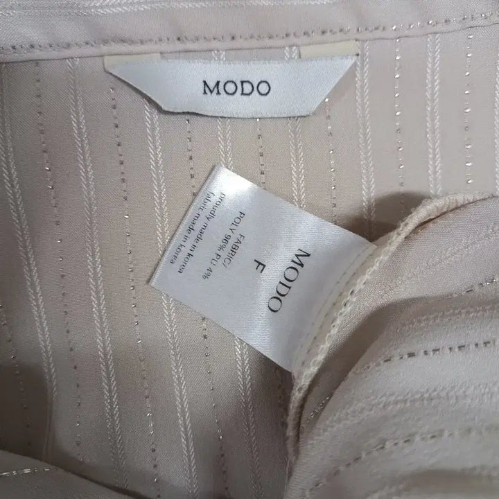 [BUNJANG] MODO Pearl Pleated Blouse / B4-15/MODO 펄배색 핀턱주름  셔링 블라우스 여성