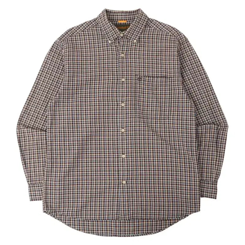 [BUNJANG] Timberland Check Work Shirt / 빈티지 팀버랜드 포켓 체크 워크셔츠