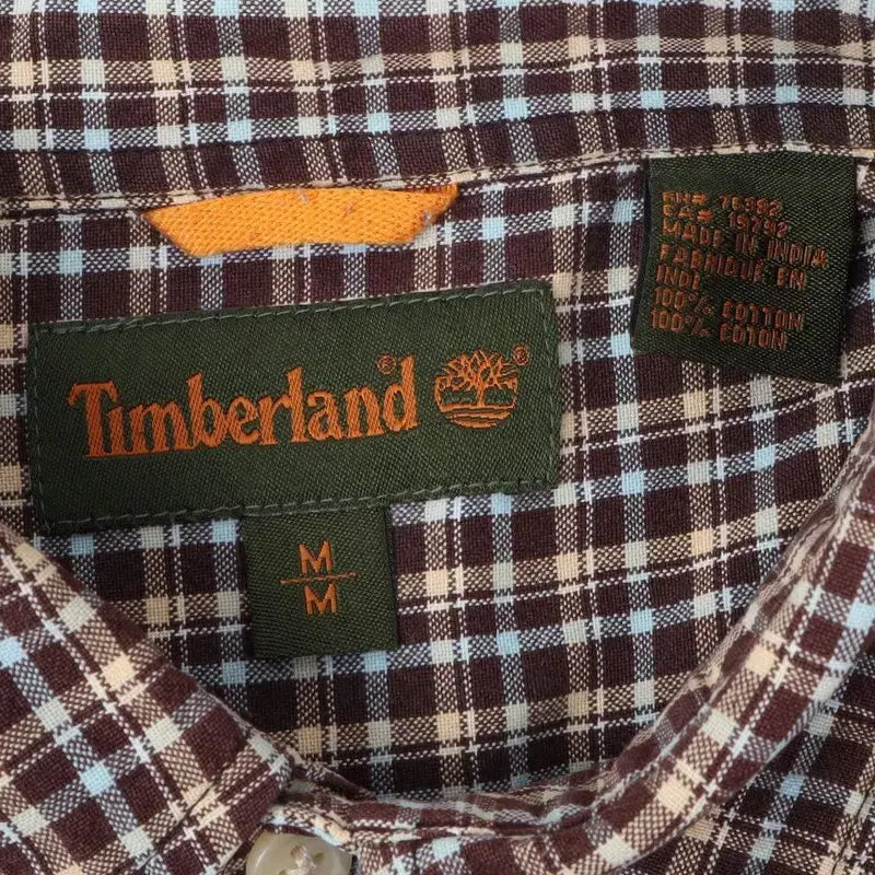 [BUNJANG] Timberland Check Work Shirt / 빈티지 팀버랜드 포켓 체크 워크셔츠