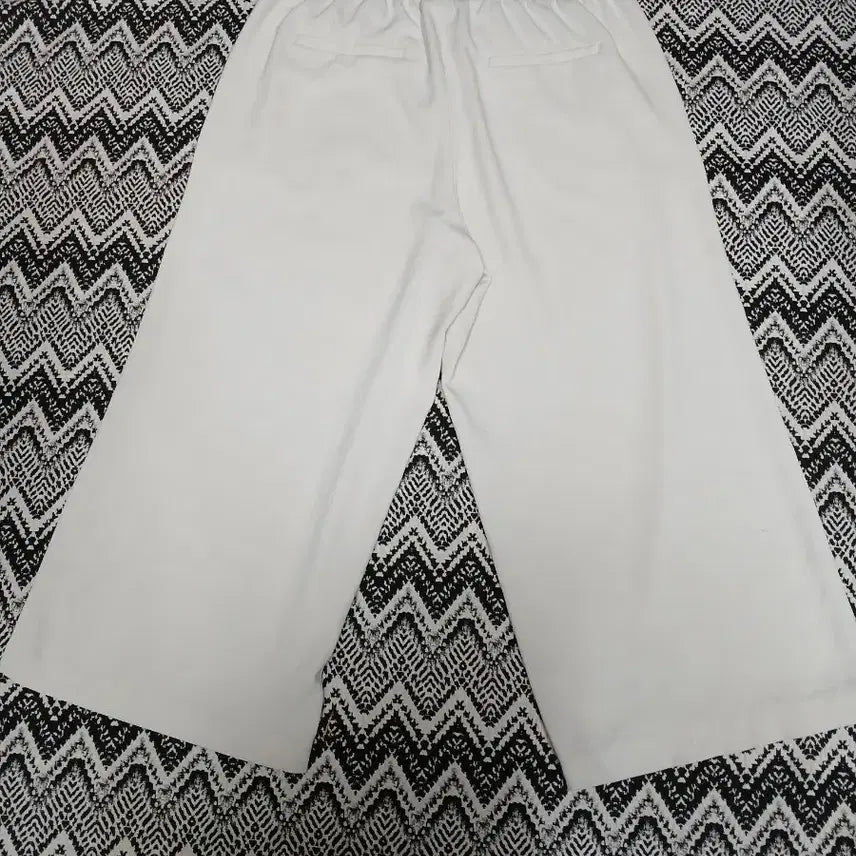 [BUNJANG] H&amp;M Coolmax Wide Pants / H&amp;M 화이트 쿨맥스 와이드 팬츠