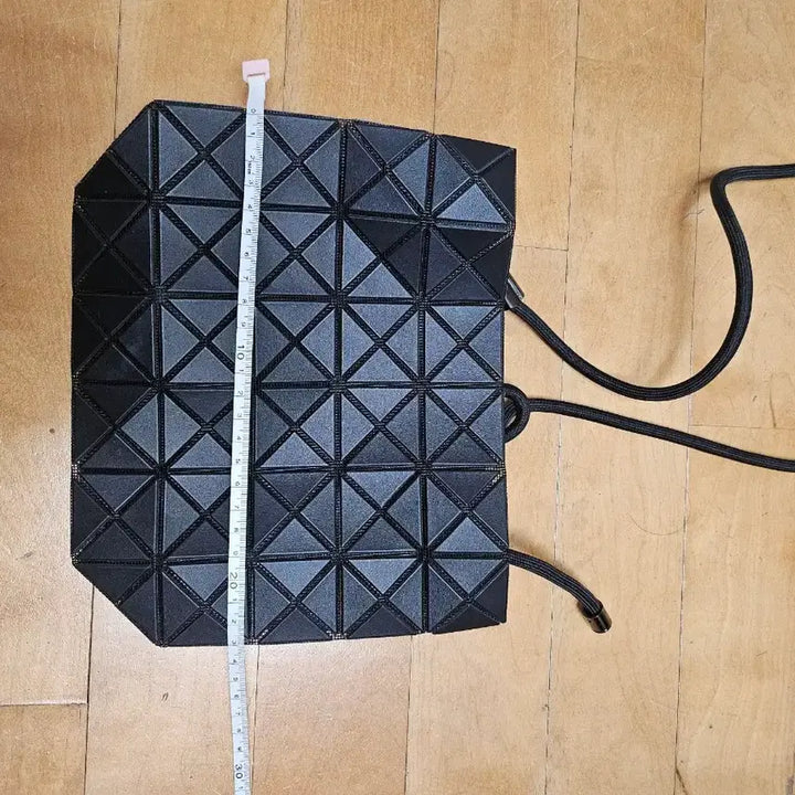 [BUNJANG] Black Pattern Tote Bag / 블랙 패턴 토트백 겸 숄더백
