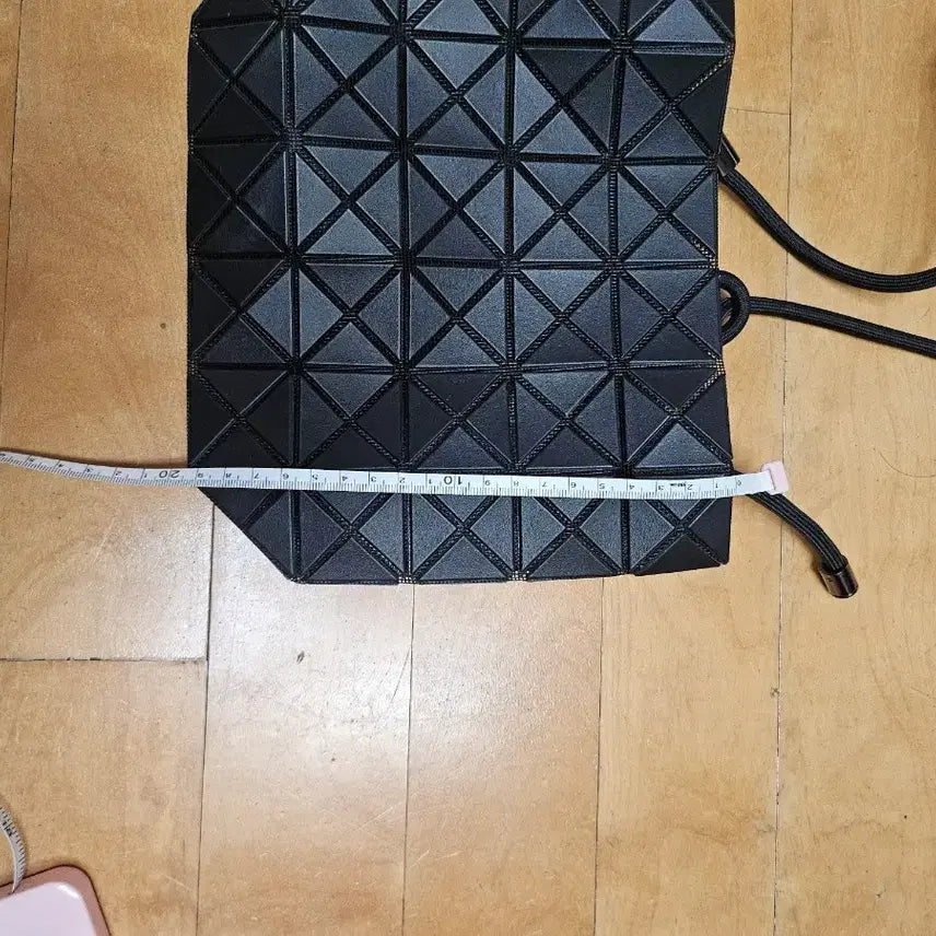 [BUNJANG] Black Pattern Tote Bag / 블랙 패턴 토트백 겸 숄더백