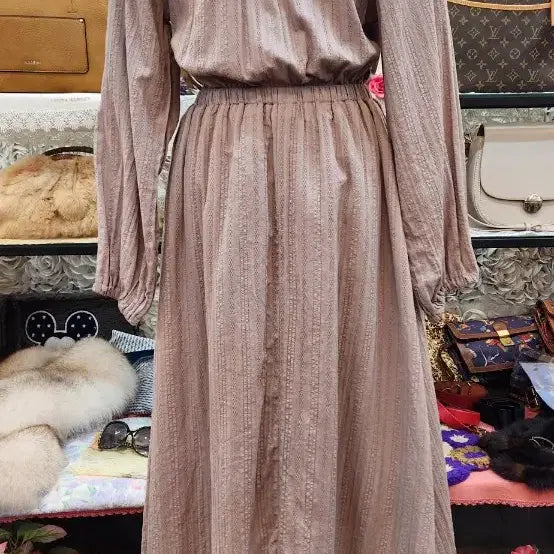 [BUNJANG] GRL 100% Cotton Long Dress (Size 55-66) / GRL 면 100% 롱원피스 (55 66)
