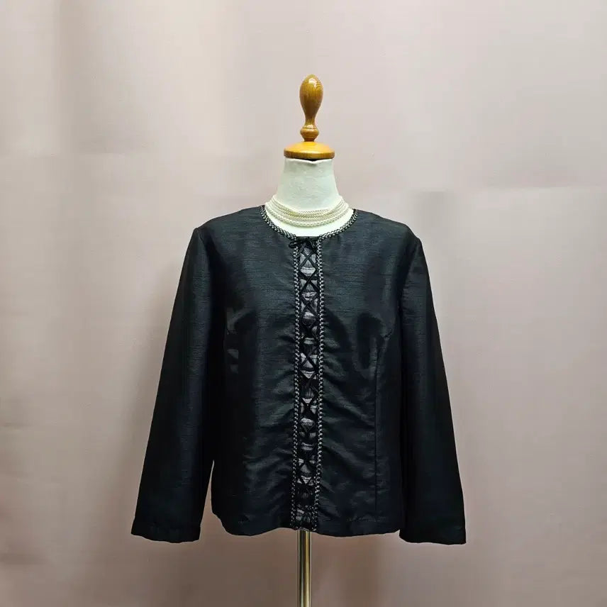 [BUNJANG] Jeon Sang Jin Black Blouse / 디자이너 전상진 블랙 블라우스