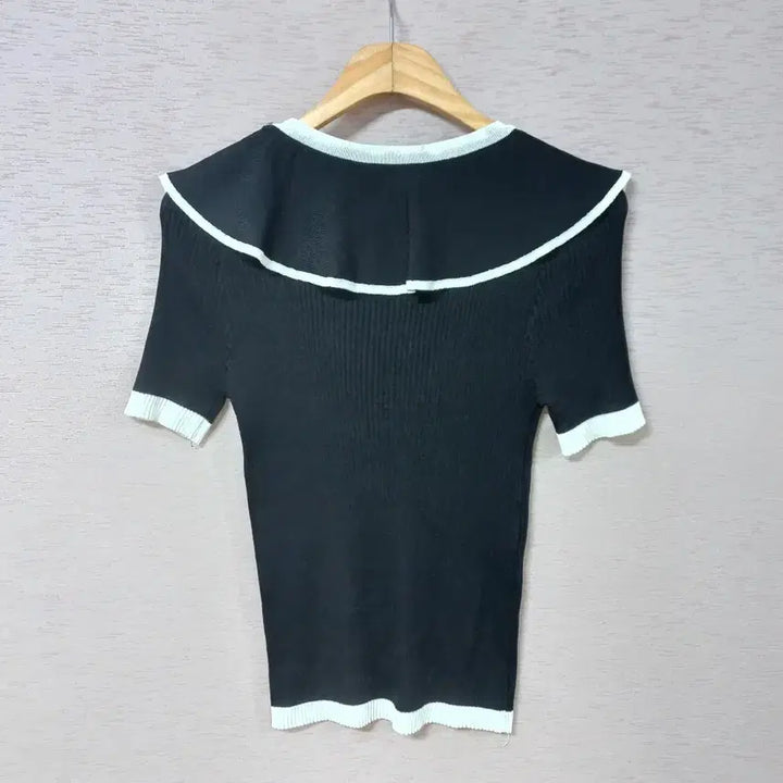 [BUNJANG] Black Knit Top for Women / B4-15/블랙 니트티 여성
