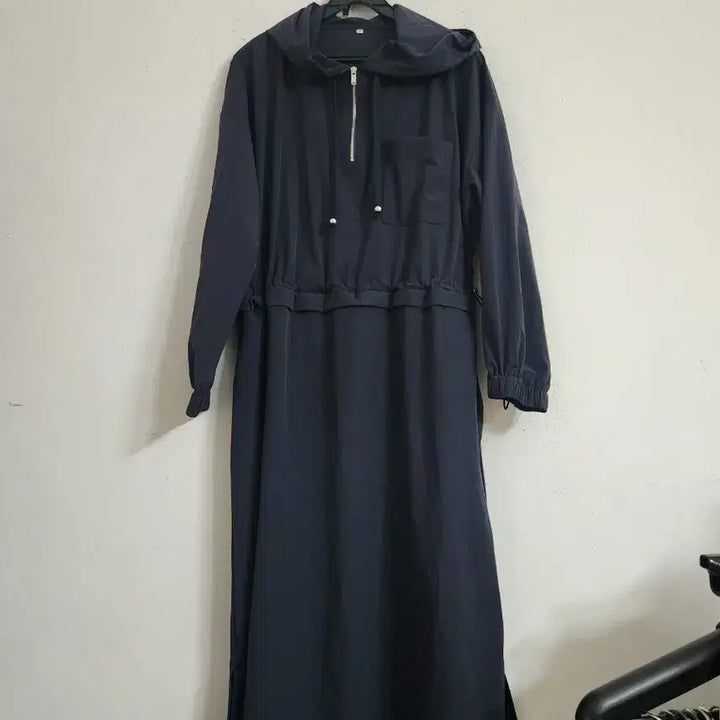 [SOLD OUT] 후드 롱 야상 네이비 여성66