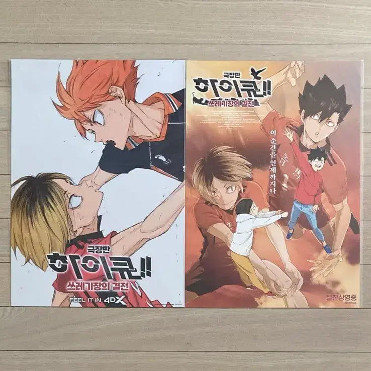 [SOLD OUT] [하이큐 쓰레기장의 결전] 4DX/일반 포스터