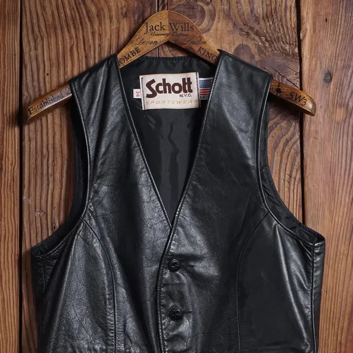 [SOLD OUT] 쇼트 USA Sportswear 레더 베스트