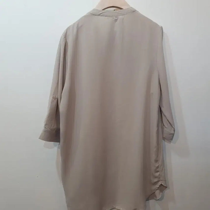 [BUNJANG] Mute Beige Airy Zip-Up Jacket / 뮤트 베이지 하늘하늘 집업