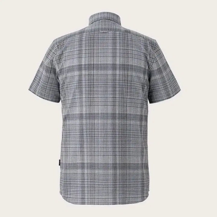 [BUNJANG] INDIAN Cotton 100% Checkered Short Sleeve Shirt / INDIAN110 새제품택부착 미개봉 코튼100프로 반팔셔츠 2XL