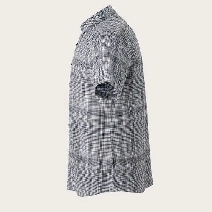 [BUNJANG] INDIAN Cotton 100% Checkered Short Sleeve Shirt / INDIAN110 새제품택부착 미개봉 코튼100프로 반팔셔츠 2XL