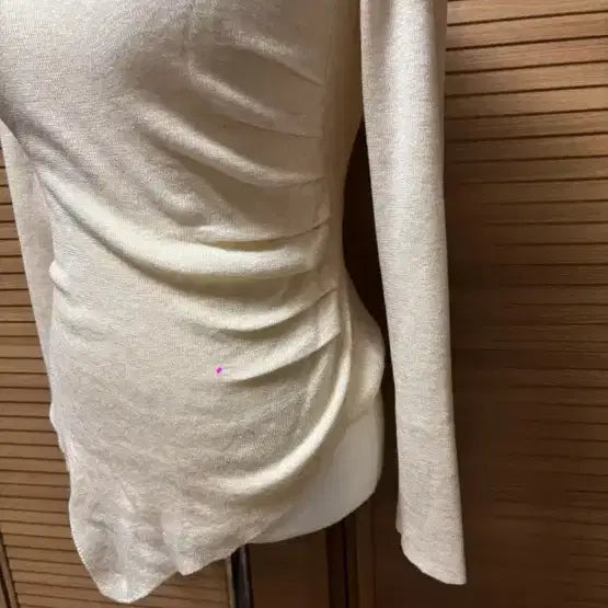 [BUNJANG] Imported Apparel Asymmetrical Knit Top / (새상품) 허리쏙 언발란스핏 긴팔 니트 티 수입의류