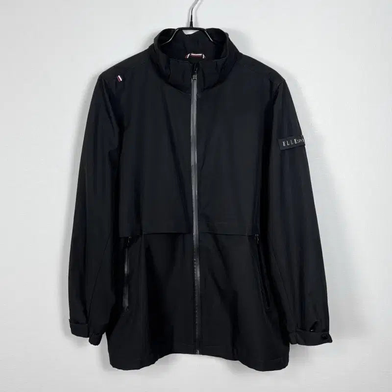 [BUNJANG] Elle Sport Black Windbreaker Jacket / 엘르 스포츠/블랙 바람막이 자켓 점퍼 L 100/라덴