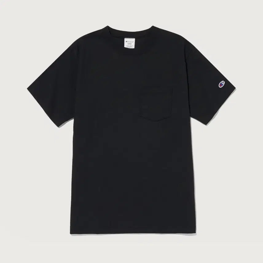 [SOLD OUT] 챔피온 블랙 포켓 반팔티 라지 티셔츠 L 팝니다 새상품