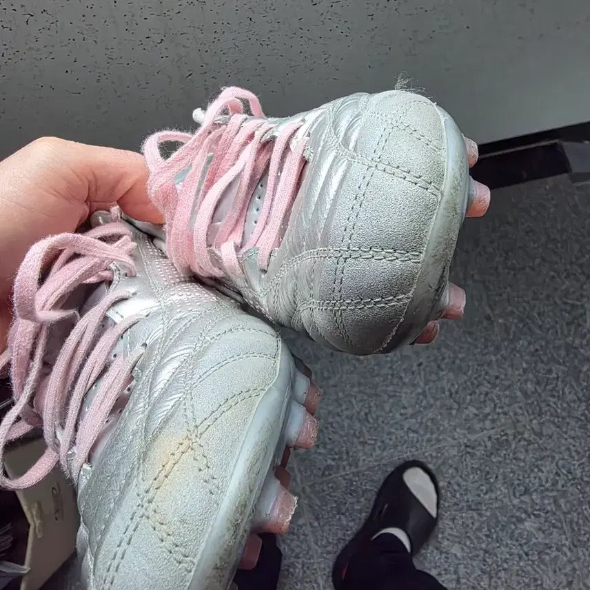 [BUNJANG] TACTICIAN Soccer Cleats Silver/Pink / TACTICIAN 축구화 실버/핑크