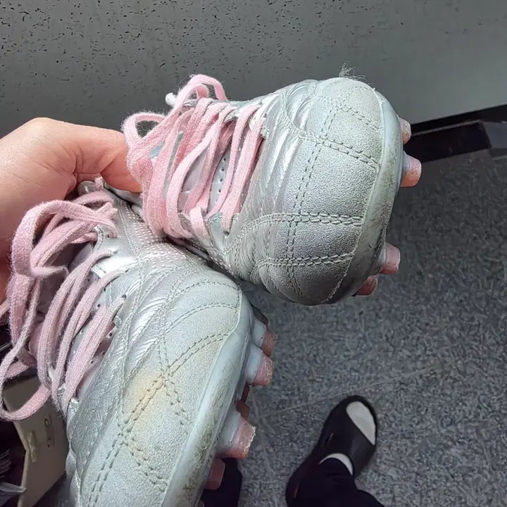 [BUNJANG] TACTICIAN Soccer Cleats Silver/Pink / TACTICIAN 축구화 실버/핑크