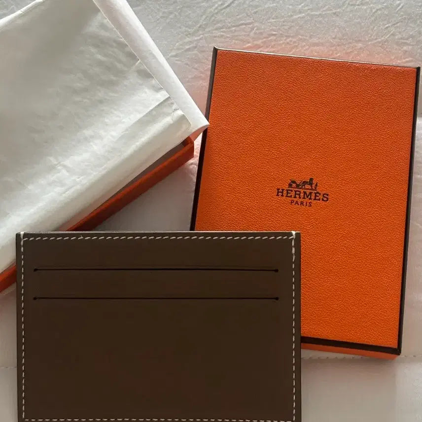 [BUNJANG] Hermès Citizen Twill Card Holder Etoupe / (새상품)(남녀공용) 에르메스 시티즌 트윌 카드홀더 카드지갑 에토프