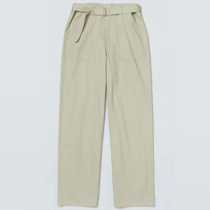 [SOLD OUT] 오라리 오라리바지 오라리팬츠 베이지 벨트 와이드 팬츠