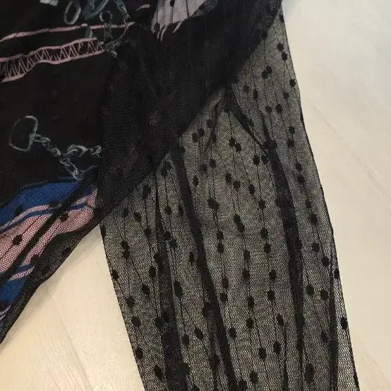 [BUNJANG] Doho Mesh Blouse / 도호 메쉬 블라우스 66 66 반 사이즈