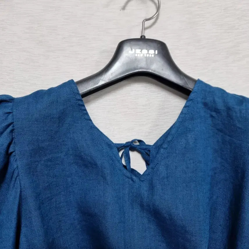 [SOLD OUT] ㅡ더일마 린넨 퍼프소매 여 프리 ㅡ0415