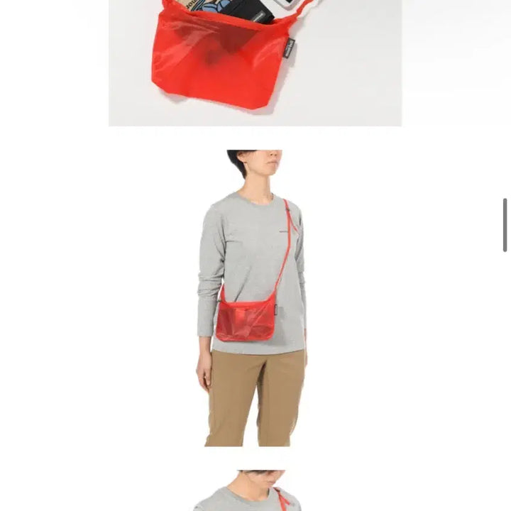 [BUNJANG] Montbell UL Mono Shoulder Bag Pouch S Lightweight Pocketable Bag / [몽벨]UL 모노 숄더백 파우치 m경량 수납 포켓터블 가방