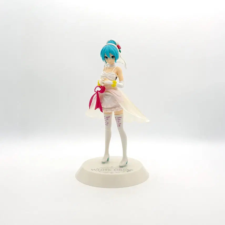 [BUNJANG] Hatsune Miku Project Diva White Dress Wedding Figure / [개봉전시] 하츠네 미쿠 SPM 프로젝트 디바 화이트 드레스 웨딩 피규어