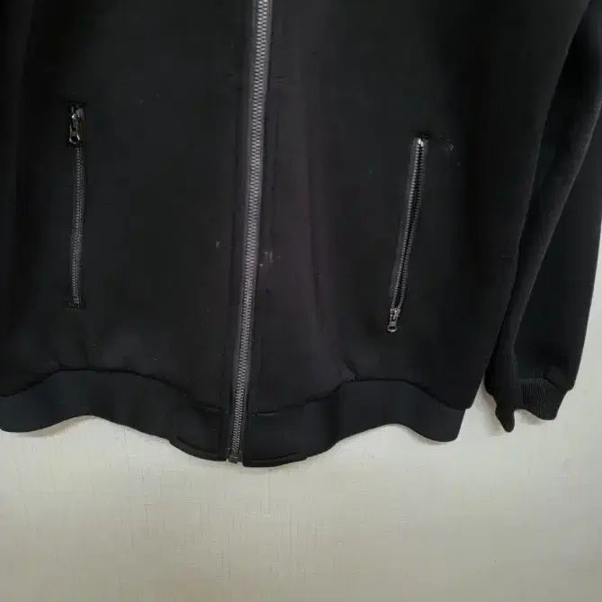 [BUNJANG] National Geographic Carbon Black Bomber Jacket / 내셔널지오그래픽 블랙 봄버 자켓