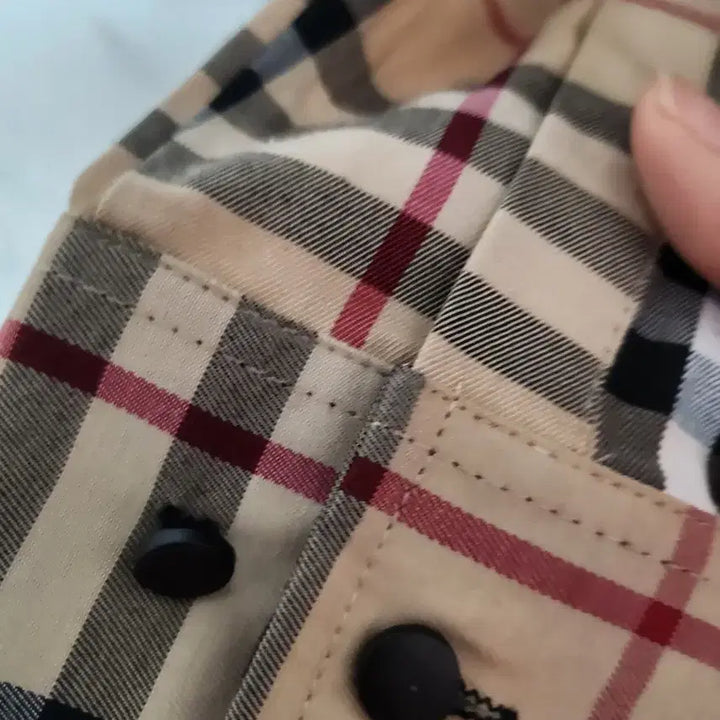 [BUNJANG] Check Pattern Shirt Vest Set / 새상품  체크 셔츠 베스트  셋트 66  77