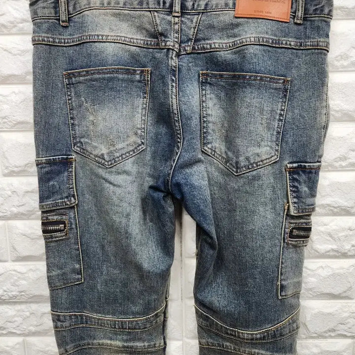 [BUNJANG] Dsquared2 K603 Denim Pants / 디스퀘어드 바이크진 데님팬츠 35인치 k603